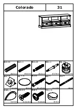 Предварительный просмотр 34 страницы Home affaire 4577764425 Assembly Instructions Manual