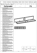 Предварительный просмотр 57 страницы Home affaire 4577764425 Assembly Instructions Manual