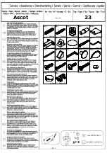 Предварительный просмотр 18 страницы Home affaire 6771232929 Assembly Instructions Manual