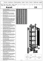 Предварительный просмотр 19 страницы Home affaire 6771232929 Assembly Instructions Manual