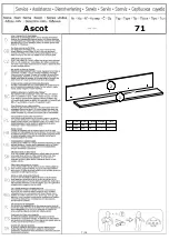 Предварительный просмотр 70 страницы Home affaire 6771232929 Assembly Instructions Manual