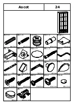 Предварительный просмотр 2 страницы Home affaire 9465590713 Assembly Instructions Manual