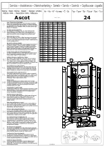 Предварительный просмотр 20 страницы Home affaire 9465590713 Assembly Instructions Manual