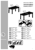 Preview for 1 page of Home affaire America 58510 Assembly Instructions Manual