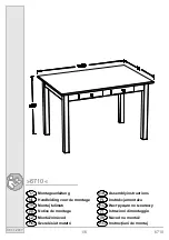 Home affaire Johan 6710 Assembly Instructions Manual предпросмотр