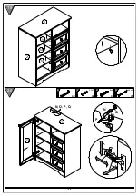 Предварительный просмотр 14 страницы Home affaire Lucy 7230 6849 Assembly Instructions Manual