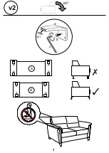 Preview for 4 page of Home affaire PALMERA 9121245759 Assembly Instructions Instruction Manual