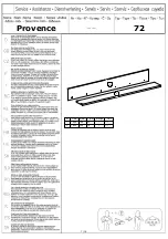 Preview for 48 page of Home affaire Provence 23 Assembly Instructions Manual