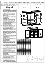 Preview for 20 page of Home affaire Royal 28 Assembly Instructions Manual