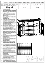 Preview for 38 page of Home affaire Royal 28 Assembly Instructions Manual