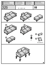 Предварительный просмотр 2 страницы Home affaire Sion 325 Assembly Instructions