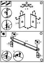 Предварительный просмотр 4 страницы Home affaire TORONTO OK 140 Assembly Instructions Manual