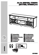 Предварительный просмотр 16 страницы Home affaire Trinidad 20177953 Assembly Instructions Manual