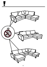 Предварительный просмотр 4 страницы Home affaire Vision Sofa Set Assembly Instructions Manual