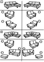 Предварительный просмотр 6 страницы Home affaire Vision Sofa Set Assembly Instructions Manual