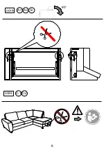 Предварительный просмотр 8 страницы Home affaire Vision Sofa Set Assembly Instructions Manual