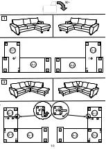 Предварительный просмотр 10 страницы Home affaire Vision Sofa Set Assembly Instructions Manual