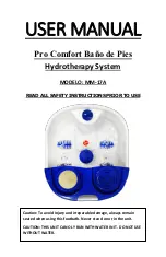 Preview for 1 page of Home Aide Pro Comfort MM-17A User Manual