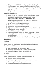 Preview for 4 page of Home Aide Pro Comfort MM-17A User Manual