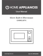 Preview for 1 page of Home appliances GMWG28TK User Manual