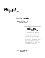 Home Automation Digital Whole Home Audio Distribution System User Manual предпросмотр