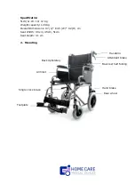 Preview for 2 page of Home Care Medical LOTUS TRANSPOTER HCM9062F Manual