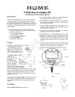 Preview for 1 page of Home CCTV C128U Installation And Operating Manual