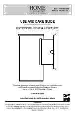 Home Decorators Collection 1000 639 096 Use And Care Manual preview