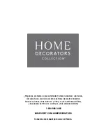 Предварительный просмотр 16 страницы Home Decorators Collection 1000701413 Use And Care Manual