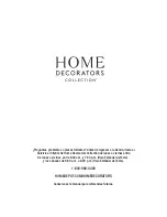 Предварительный просмотр 42 страницы Home Decorators Collection 1001 628 059 Use And Care Manual