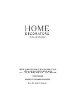 Предварительный просмотр 22 страницы Home Decorators Collection 1001 693 774 Use And Care Manual