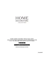 Предварительный просмотр 22 страницы Home Decorators Collection 1001-844-657 Use And Care Manual