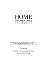 Предварительный просмотр 15 страницы Home Decorators Collection 1001075805 Use And Care Manual