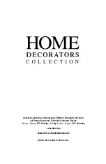 Предварительный просмотр 12 страницы Home Decorators Collection 1001571764 Use And Care Manual