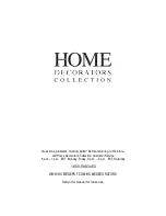 Предварительный просмотр 8 страницы Home Decorators Collection 1002 285 330 Use And Care Manual