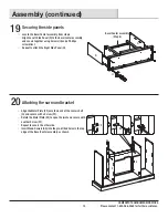 Предварительный просмотр 15 страницы Home Decorators Collection 1002 347 538 Use And Care Manual