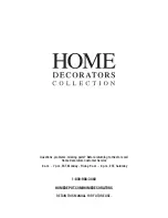 Предварительный просмотр 32 страницы Home Decorators Collection 1002 347 538 Use And Care Manual