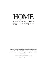 Предварительный просмотр 8 страницы Home Decorators Collection 1002 352 697 Use And Care Manual