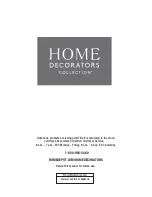 Preview for 10 page of Home Decorators Collection 1002 556 269 Use And Care Manual