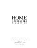 Preview for 8 page of Home Decorators Collection 1002433046 Use And Care Manual