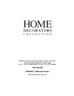 Предварительный просмотр 8 страницы Home Decorators Collection 1002455464 Use And Care Manual