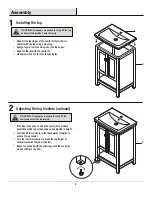 Предварительный просмотр 4 страницы Home Decorators Collection 1002545160 Use And Care Manual