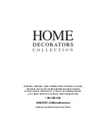 Предварительный просмотр 12 страницы Home Decorators Collection 1002545160 Use And Care Manual