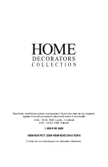 Предварительный просмотр 24 страницы Home Decorators Collection 1003 317 533 Use And Care Manual