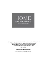 Предварительный просмотр 14 страницы Home Decorators Collection 1003 391 214 Use And Care Manual