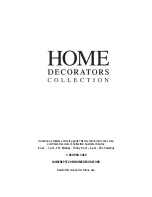 Предварительный просмотр 7 страницы Home Decorators Collection 1003 391 226 Use And Care Manual