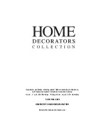 Предварительный просмотр 14 страницы Home Decorators Collection 1003 391 226 Use And Care Manual