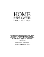 Предварительный просмотр 16 страницы Home Decorators Collection 1003050431 Use And Care Manual