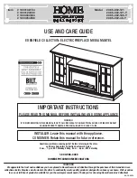 Home Decorators Collection 1003054956 Use And Care Manual preview