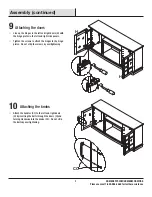 Предварительный просмотр 9 страницы Home Decorators Collection 1003063517 Use And Care Manual